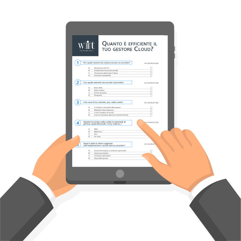 Quanto è efficiente il tuo gestore Cloud Quanto è efficiente il tuo gestore Cloud